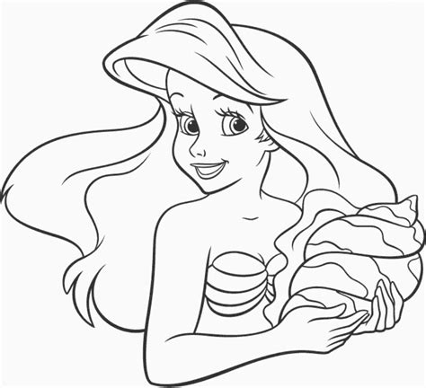 Little Mermaid Printable Coloring Pages